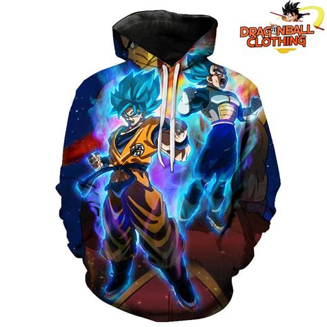 Goku Vegeta 3D Dragon Ball Z Hoodie - Dragon Ball Z Merch