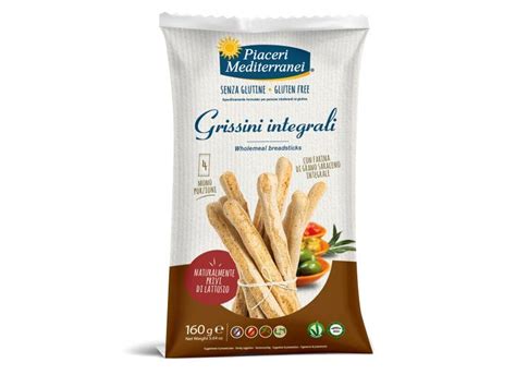 Piaceri Mediterranei Grissini Integrali 160 G Balviten Senza Glutine