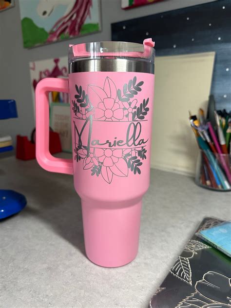 40 Oz Tumbler With Custom Decal - Etsy