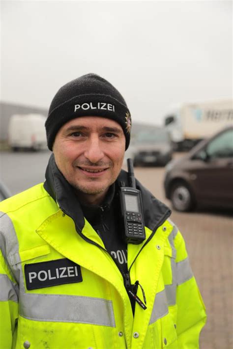 Achtung Kontrolle Polizei Fortbildung an der A7 bei Neumünster SHZ