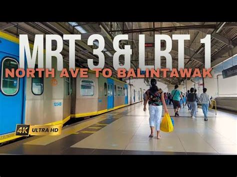 K Mrt North Avenue To Lrt Balintawak Station G Train