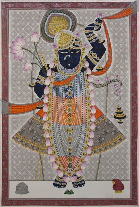 Shrinathji Pichwai Paintings Rajasthani Art Indian Folk Art