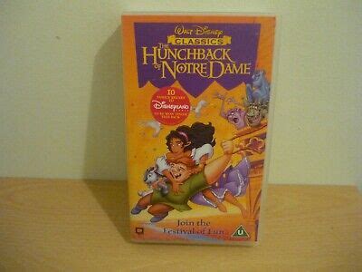 Walt Disney Classics The Hunchback Of Notre Dame Video Vhs