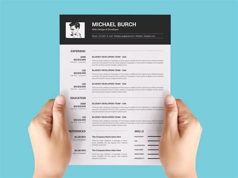 Minimal Black And White Resume Smashresume