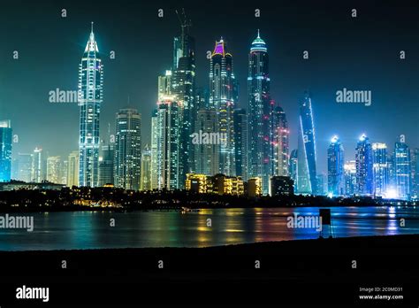 Dubai Marina cityscape, UAE Stock Photo - Alamy