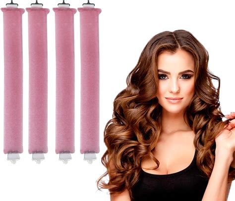 Pezzi Heatless Hair Curler Arricciacapelli In Raso Senza Calore