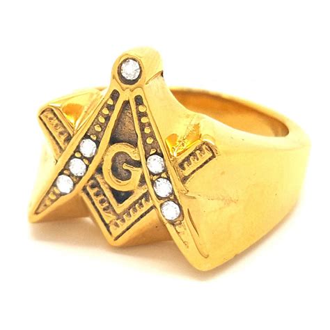 Bobijoo Jewelry Bague Chevali Re Masonic Franc Ma On Acier Inoxydable