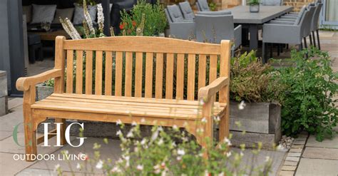 Chg Outdoor Living Oxford 5ft Teak Garden Bench Cambridge Home And Garden