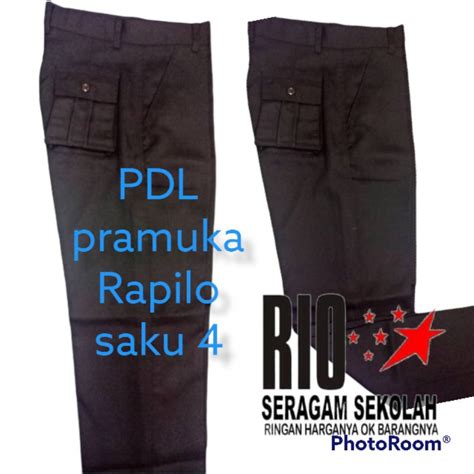 Jual CELANA PRAMUKA PDL PEREMPUAN RAFILO RAPILO GABARDINE RIO PEMBINA