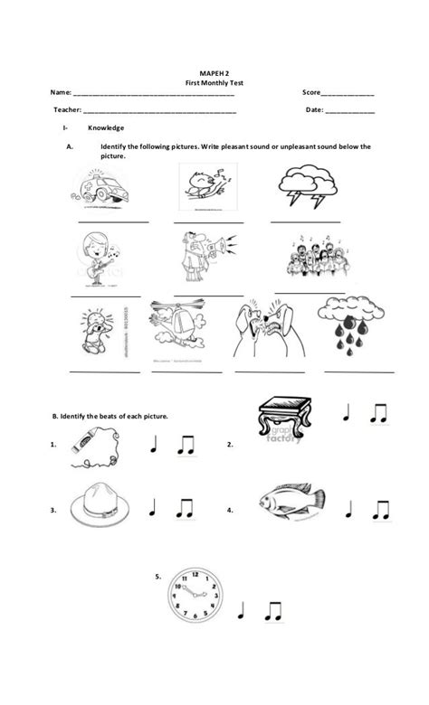 Mapeh Activity Sheets
