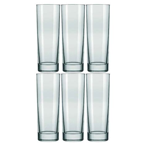 Vaso Refresco Tubo Nadir 300ml Atol X6 Unid