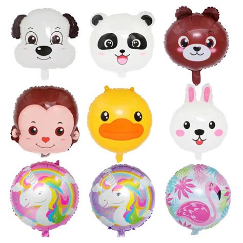 Jual 40CM Balon Foil Kartun Ballon Foil Karakter Cartoon Cute Balon