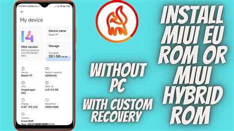 How To Install Miui Eu Rom Miui Hybrid Rom Install On Any Xiaomi