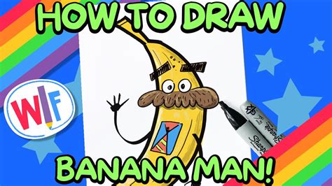 How To Draw Banana Man Youtube