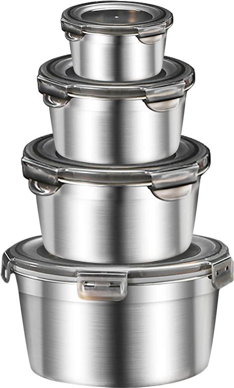 MVSR 6pcs Food Storage Containers With Lids Meal Prep Containers