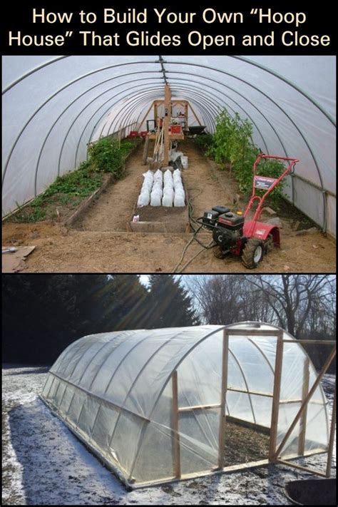 Retractable Hoop House In Simple Steps Greenhouse Plans Diy