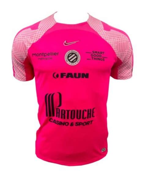 Montpellier HSC II 2022 23 Pink October Kit