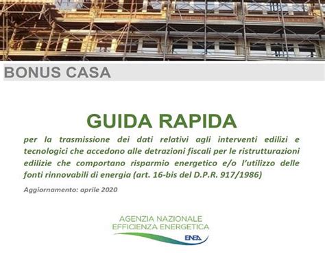 Bonus Casa Aggiornata La Guida Rapida Dell Enea Build News