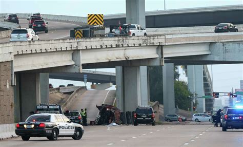 Southwest Freeway Service Road Shut Down After Fatal Wreck Near Beltway