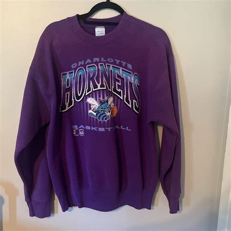 Charlotte Hornets Crew Neck Salem Sportswear Good Depop