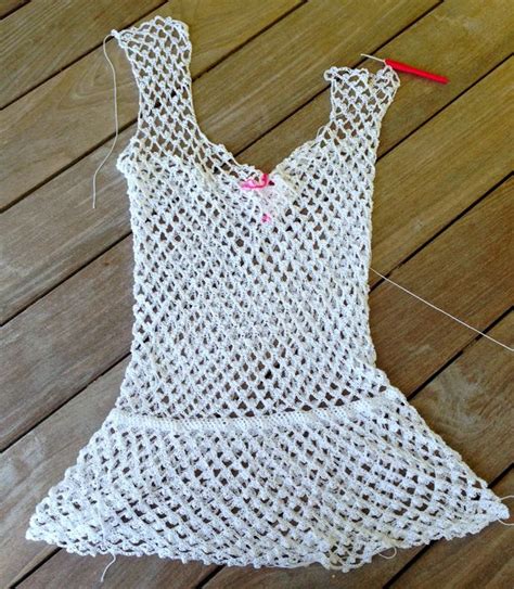 Crochelinhasagulhas Sa Da De Praia Em Croch Crochet Dress Pattern