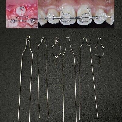 Dental SS Orthodontic Preformed Ligature Wire Kobayashi Tie Long Short