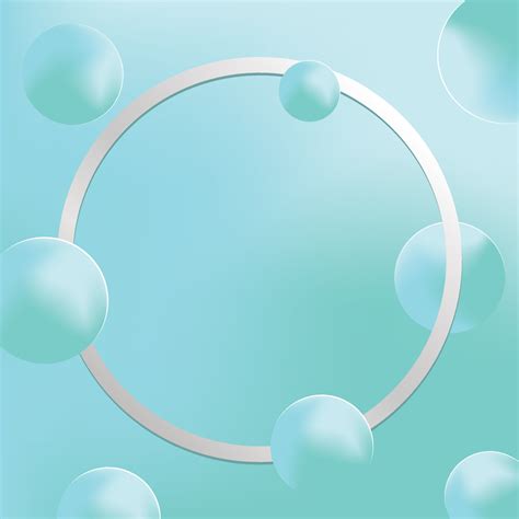 Template Circle With Gradient Background Pastel Color Vector