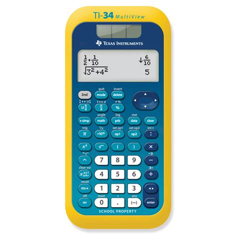 Texas Instruments TI 34 MultiView EZ Spot Scientific Calculator