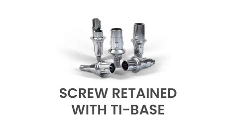 Guide To Implant Restoration Screw Retained With Ti Base Youtube