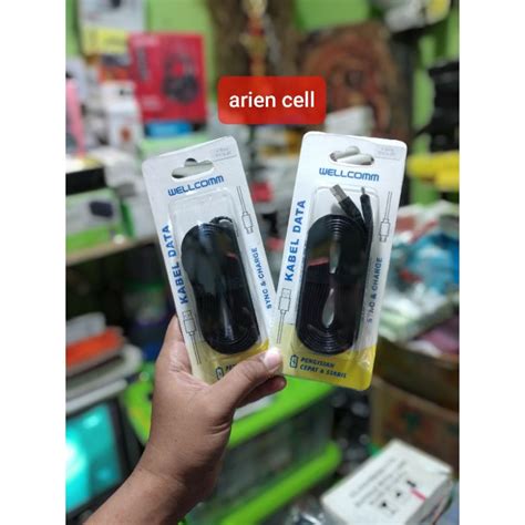 Jual Kabel Data Wellcomm 2 Meter Fast Charging Micro Shopee Indonesia