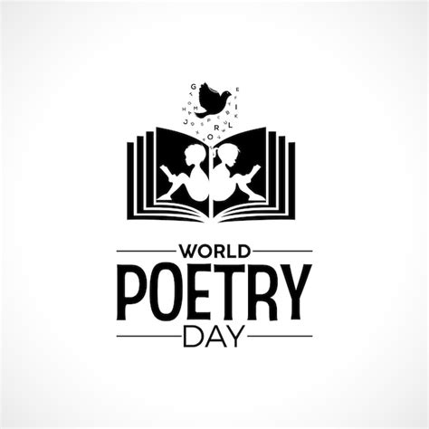 Dia mundial da poesia observado todos os anos em 21 de março vector