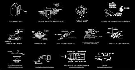 Detalles De Aire Acondicionado En AutoCAD Dwg 2d DWGAutoCAD