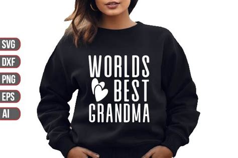 Worlds Best Grandma Svg Graphic By Designplaza · Creative Fabrica