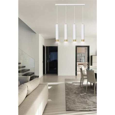 Regleta Colgante Mura Blanco Oro Luces Wonderlamp Lamparas Es