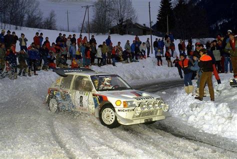 Bruno Saby Jean Fran Ois Fauchille Peugeot T Rallye Monte Carlo