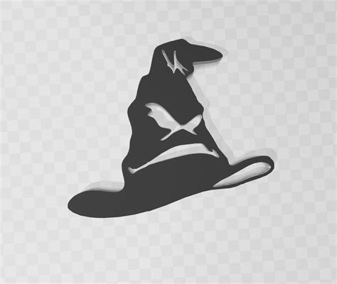 Stl File Sorting Hat Silhouette 🎩 ・3d Printing Model To Download・cults