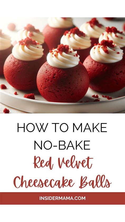 No Bake Red Velvet Cheesecake Balls Artofit