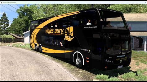 ATS ETS2 1 49 Descarga Autobús Busscar Panorámico DD Skin Aury Y