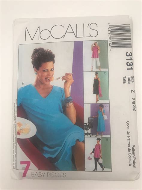 Early S Maternity Dress Top Skirt And Pants Pattern Mccall S