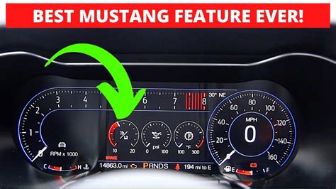 2019 Mustang GT Digital Dash Overview Of Features And Endless