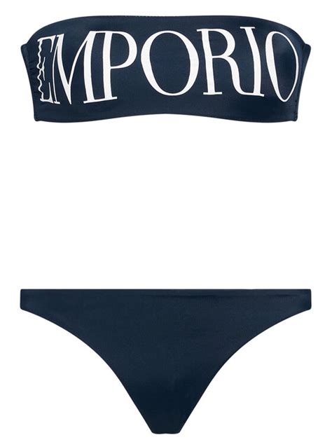 Emporio Armani Bikini P Granatowy Modivo Pl