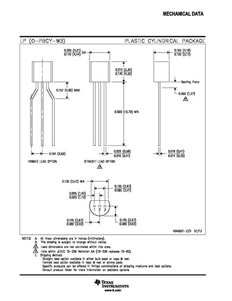 LM78L05 Datasheet 18 21 Pages TI The LM78LXX Series Of Three