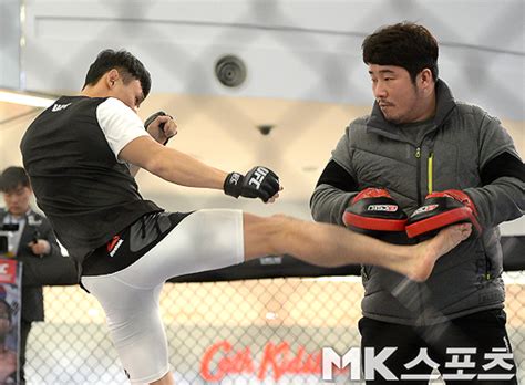 최두호 `ufc 공개훈련 로우킥` Mk포토