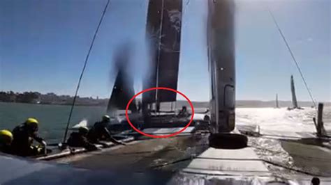 Sail Gp Video Of Scary Incident Between Australia And Usa Boats San