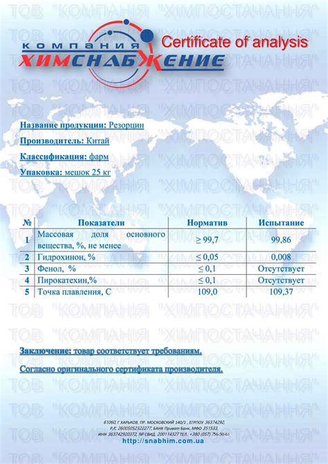 Купить Резорцин фарм от поставщика фармакопеи и инъекционных субстанций ...