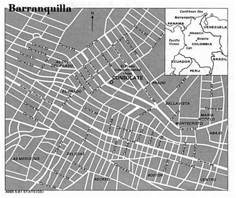 Barranquilla City Tourist Map - Barranquilla • mappery