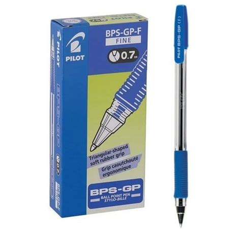 Pilot Bpgp-10R-F-B Super Grip Ballpoint Pen Fine 0.7Mm Black Box Of 12 ...