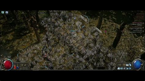 path  exile  act  infested barrens map youtube