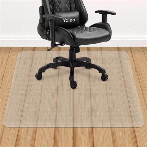 Yoleo Tapis De Bureau Transparent Tapis Prot Ge Sol Cm X Cm En