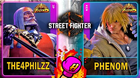 Street Fighter The Philzz Jp Vs Phenom Ken Legend Rank